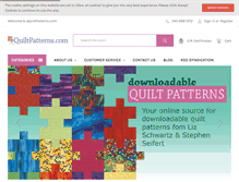 Tablet Screenshot of equiltpatterns.com